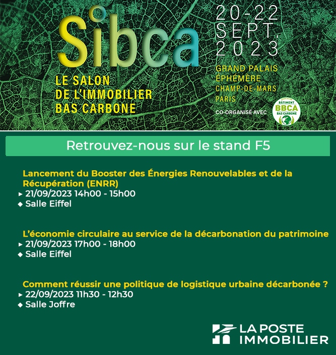 Programme de La Poste Immobilier au Sibca 2023
