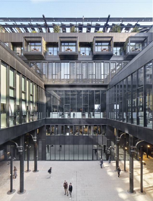 La Poste du Louvre - Vue générale du patio