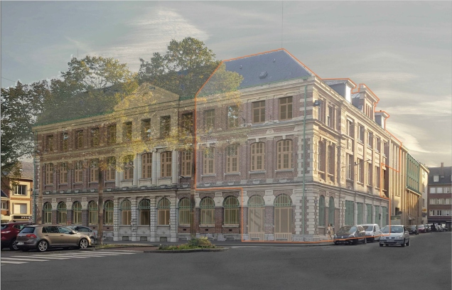 Perspective de la future Résidence Services Seniors d'Amiens