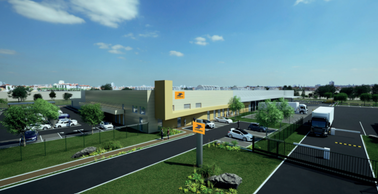 Perspective de la plateforme de Maizieres les Metz