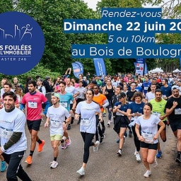 Affiche des foulées de l'immobilier 2025