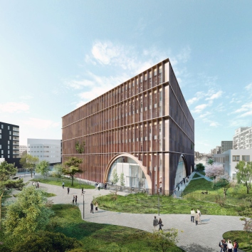 Perspective du projet de la maison de l'innovation de Nantes